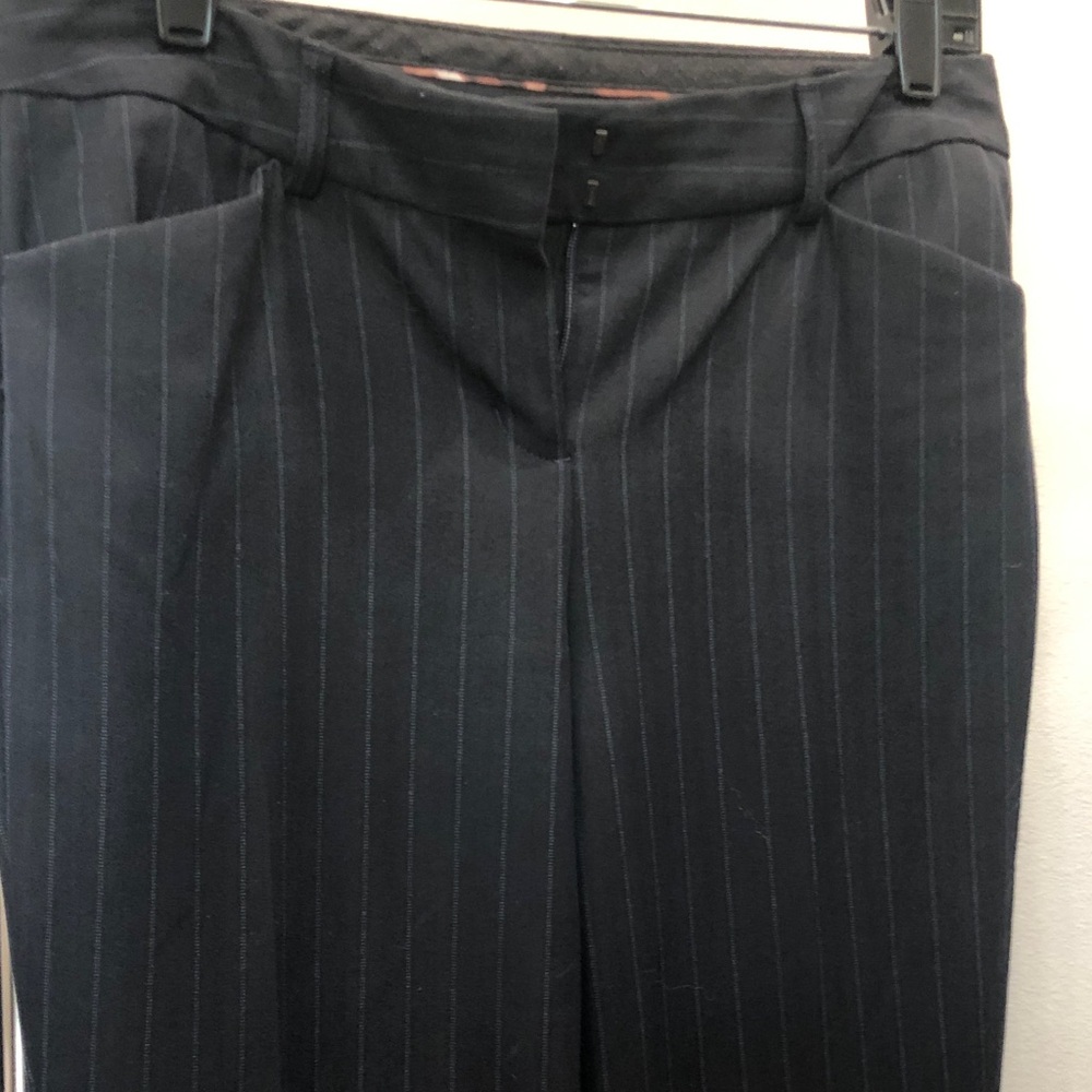Express Black Pinstripe Pants